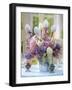 Easter Arrangement of Hyacinths Decorated with Eggs-Friedrich Strauss-Framed Photographic Print