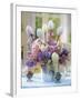 Easter Arrangement of Hyacinths Decorated with Eggs-Friedrich Strauss-Framed Photographic Print