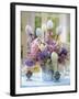 Easter Arrangement of Hyacinths Decorated with Eggs-Friedrich Strauss-Framed Photographic Print