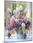 Easter Arrangement of Hyacinths Decorated with Eggs-Friedrich Strauss-Mounted Photographic Print