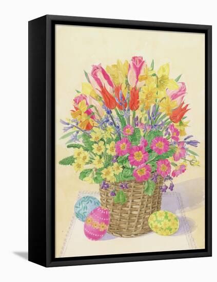 Easter Basket, 1996-Linda Benton-Framed Stretched Canvas