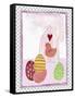 Easter Birdhouse and Eggs-Effie Zafiropoulou-Framed Stretched Canvas