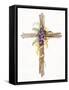 Easter Blessing Cross I-Kathleen Parr McKenna-Framed Stretched Canvas