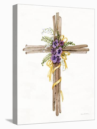 Easter Blessing Cross I-Kathleen Parr McKenna-Stretched Canvas
