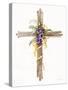 Easter Blessing Cross I-Kathleen Parr McKenna-Stretched Canvas