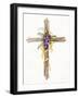 Easter Blessing Cross I-Kathleen Parr McKenna-Framed Art Print