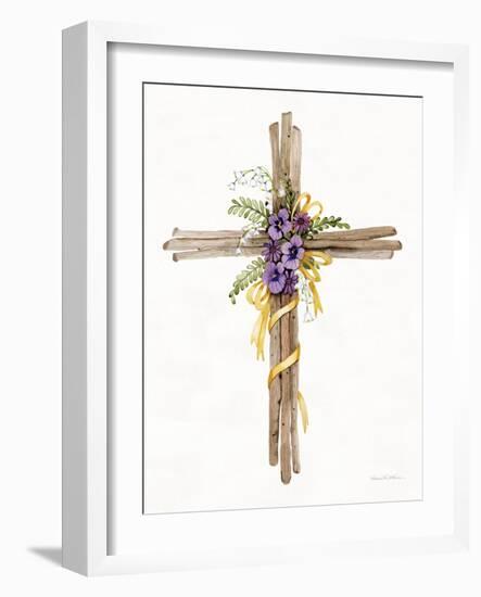 Easter Blessing Cross I-Kathleen Parr McKenna-Framed Art Print