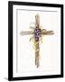 Easter Blessing Cross I-Kathleen Parr McKenna-Framed Art Print