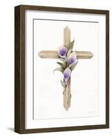 Easter Blessing Cross II-Kathleen Parr McKenna-Framed Art Print