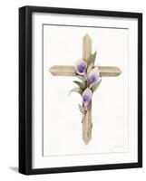 Easter Blessing Cross II-Kathleen Parr McKenna-Framed Art Print