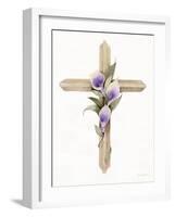 Easter Blessing Cross II-Kathleen Parr McKenna-Framed Art Print