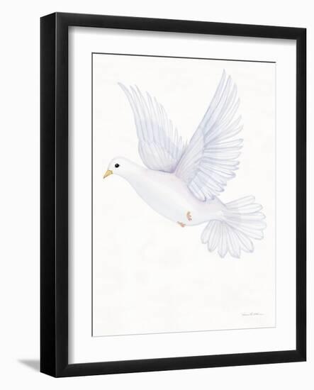 Easter Blessing Dove II-Kathleen Parr McKenna-Framed Art Print