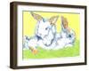 Easter Bunnies-Anna Platts-Framed Giclee Print