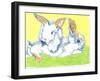 Easter Bunnies-Anna Platts-Framed Giclee Print