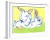 Easter Bunnies-Anna Platts-Framed Giclee Print