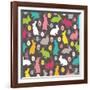 Easter Bunnies-Elizabeth Caldwell-Framed Giclee Print