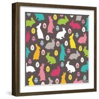 Easter Bunnies-Elizabeth Caldwell-Framed Giclee Print