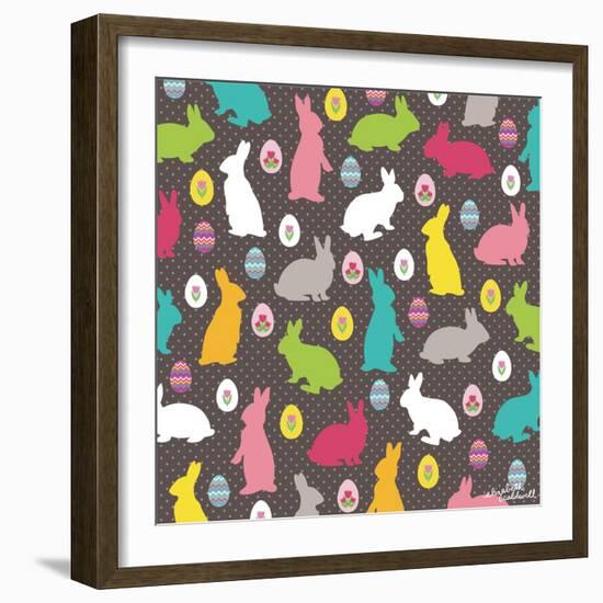 Easter Bunnies-Elizabeth Caldwell-Framed Giclee Print