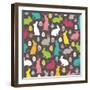 Easter Bunnies-Elizabeth Caldwell-Framed Giclee Print