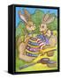 Easter Bunny 2-Abraal-Framed Stretched Canvas