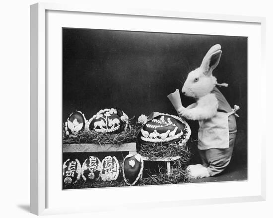 Easter Bunny and Eggs-null-Framed Photographic Print