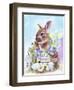 Easter Bunny Egg Hunt-Sheena Pike Art And Illustration-Framed Giclee Print