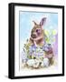 Easter Bunny Egg Hunt-Sheena Pike Art And Illustration-Framed Giclee Print