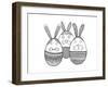 Easter Bunny-Neeti Goswami-Framed Art Print