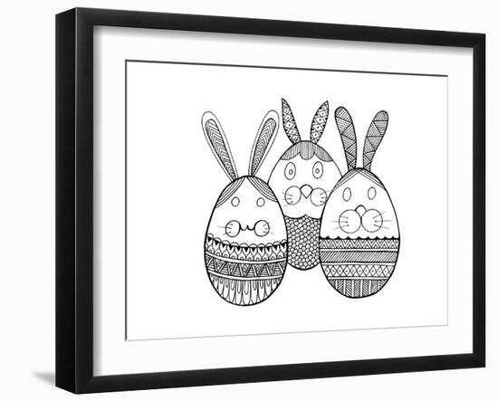 Easter Bunny-Neeti Goswami-Framed Art Print