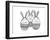 Easter Bunny-Neeti Goswami-Framed Art Print