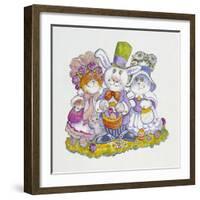 Easter Bunny-Bill Bell-Framed Giclee Print