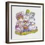 Easter Bunny-Bill Bell-Framed Giclee Print