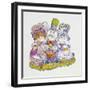 Easter Bunny-Bill Bell-Framed Giclee Print