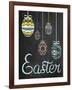 Easter Chalk Eggs-Lauren Gibbons-Framed Art Print