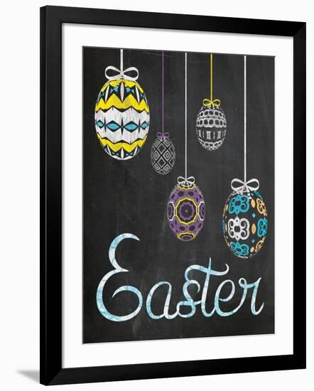 Easter Chalk Eggs-Lauren Gibbons-Framed Art Print