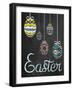 Easter Chalk Eggs-Lauren Gibbons-Framed Art Print