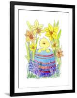 Easter Chick-Jennifer Zsolt-Framed Giclee Print