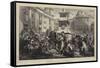 Easter Day at Rome-John Frederick Lewis-Framed Stretched Canvas