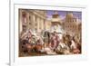 Easter Day at Rome-John Frederick Lewis-Framed Giclee Print