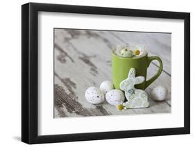 Easter Decoration with Green Cup-Andrea Haase-Framed Photographic Print