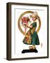 "Easter Dutch Girl,"April 3, 1926-Joseph Christian Leyendecker-Framed Giclee Print