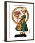 "Easter Dutch Girl,"April 3, 1926-Joseph Christian Leyendecker-Framed Giclee Print