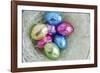 Easter Egg Candies in Nest-null-Framed Photographic Print