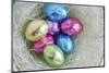 Easter Egg Candies in Nest-null-Mounted Photographic Print