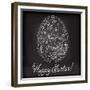 Easter Egg Drawn by Hand-Baksiabat-Framed Premium Giclee Print