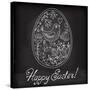 Easter Egg Drawn by Hand-Baksiabat-Stretched Canvas