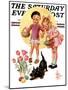 "Easter Egg Hunt," Saturday Evening Post Cover, April 15, 1933-Joseph Christian Leyendecker-Mounted Premium Giclee Print