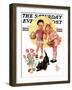 "Easter Egg Hunt," Saturday Evening Post Cover, April 15, 1933-Joseph Christian Leyendecker-Framed Giclee Print