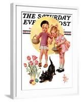 "Easter Egg Hunt," Saturday Evening Post Cover, April 15, 1933-Joseph Christian Leyendecker-Framed Giclee Print