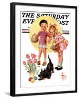 "Easter Egg Hunt," Saturday Evening Post Cover, April 15, 1933-Joseph Christian Leyendecker-Framed Giclee Print